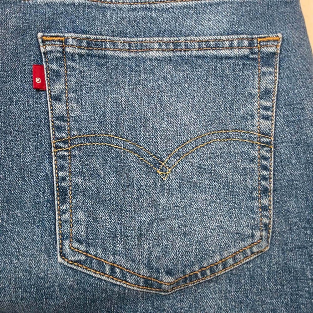 Levi's Men's 505 Jean Regular Fit Straight Leg Stretch Sizes 38x32, 40x30, 42x32 - Picture 10 of 12